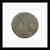 Engraved commemorative coin; obverse by unknown