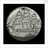 Engraved commemorative coin; obverse by Unknown
