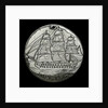 Engraved commemorative coin; obverse by Unknown