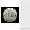Engraved commemorative coin; obverse by unknown