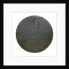 Engraved copper commemorative coin; obverse by unknown