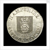 Hampshire shilling token; obverse by unknown