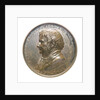 Medal commemorating 'The Fighting Temeraire' and J.M.W. Turner; obverse by L.C. Wyon