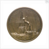 Medal commemorating 'The Fighting Temeraire' and J.M.W. Turner; reverse by L.C. Wyon