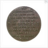 Medal commemorating the cross Channel swim by T. W. Burgess, 1911; reverse by O.J.