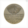 Medal commemorating the sailing of the 'Mayflower II', 1957; reverse by unknown