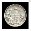 Medal commemorating The Duke of York wrecked, 1682; reverse by George Bower