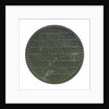 Medal commemorating the sinking of 'Leon Gambetta' by U5, 1915; reverse by Hans Schwathe