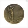 Medal commemorating the visit of the Russian fleet to Toulon, 1893; reverse by J.C. Chaplain