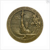 Medal commemorating the sinking of the SS 'Lusitania', 1915; obverse by R. Baudichon