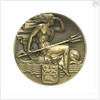 Medal commemorating the battleship 'Dunkerque'; obverse by Pierre Turin