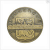 Medal commemorating the battleship 'Dunkerque'; obverse by Pierre Turin