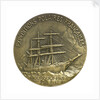 Medal commemorating Jean Baptiste Charcot (1867-1936) and the 'Pourquoi Pas'; reverse by Paul Richer