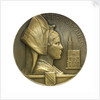 Medal commemorating the battleship 'Strasbourg'; obverse by P.A. Morlon