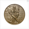 Medal commemorating the opening of the Keil canal, 1895; obverse by G. Loos