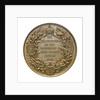 Medal commemorating the opening of the Keil canal, 1895; reverse by G. Loos