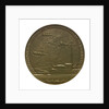 Medal commemorating the voyage of the submarine 'K. XVIII'; obverse by M. Kutterink