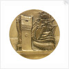 Medal commemorating General Francesco Amilcare Dupanloup from the inhabitants of Savona; obverse by unknown