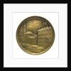 Token commemorating the National Maritime Exhibition of Cadiz, 1887; reverse by Ortells