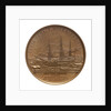 Medal commemorating the first navigation of the North East Passage, 1879; reverse by Lea Ahlborn