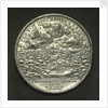 Medal commemorating the Duke of Saxony wrecked near Stockholm, 1702; reverse by C. Wermuth