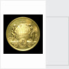 Medal commemorating the first transatlantic cable, 1858; obverse by Tiffany & Co.