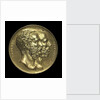 Medal commemorating Admiral von Tegetthoff and General Gablenz, 1874; obverse by Januer