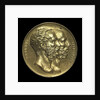 Medal commemorating Admiral von Tegetthoff and General Gablenz, 1874; obverse by Januer
