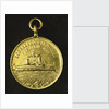 Medal commemorating the visit of the National Guard to the SS 'Garibaldi', 1898; reverse by B. Orzali & Co.