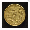 Medal commemorating the centenary of the Argentine Navy, 1910; reverse by C. Rossi