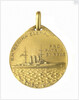 Medal commemorating the Italian cruiser 'Regina Elena' and the landing at Bengasi, 1911; obverse by S. Johnson