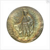 Medal commemorating the 400th anniversary of the discoverer Juan Sebastian del Cano, 1922; obverse by unknown