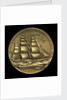 Medal commemorating the centenary of the voyage of the 'Flying Cloud', 1951; obverse by M.K. and Holland