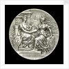 Medal commemorating the French squadron visit to Cronstadt, 1891 and the Russian squadron visit to Toulon, 1893; obverse by Louis Alexandre Bott