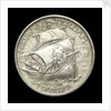 Medal commemorating the Henry Hudson tercentenary, 1909; reverse by J.E. Roin