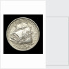 Medal commemorating the Henry Hudson tercentenary, 1909; reverse by J.E. Roin