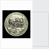 Medal commemorating the centenary of the Battle of Navarino, 1927; obverse by Kelaides