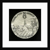 Mining badge commemorating the 350th Anniversary of the birth of Admiral de Ruyter, 1957; reverse by unknown