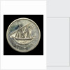 50 fils coin; obverse by Royal Mint