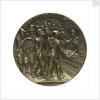 Medal commemorating the sinking of the SS 'Lusitania', 1915; obverse by Karl Goetz
