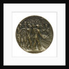 Medal commemorating the sinking of the SS 'Lusitania', 1915; obverse by Karl Goetz
