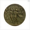 Medal commemorating the sinking of the SS 'Lusitania', 1915; obverse by Karl Goetz