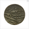 Medal commemorating Dutch trade restrictions during the First World War; obverse by Karl Goetz