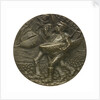 Medal commemorating Dutch trade restrictions during the First World War; reverse by Karl Goetz