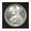 Medal commemorating the naval review at Spithead, 1889; obverse by L.C. Lauer