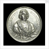 Medal commemorating Christopher Columbus (1451-1506) and the fourth centenary of the discovery of America, 1892; obverse by J. Christensen