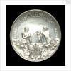 Medal commemorating the opening of the Kiel Canal, 1895; reverse by Oertel