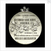 Medal commemorating the return of Count Waldersee from China, 1901; reverse by unknown