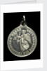 Medal commemorating the destruction of the English armoured cruisers 'Aboukir', 'Hogue' and 'Cressy' by 'U9', 1914; obverse by F. H.