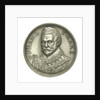 Medal commemorating Sir Francis Drake and the Atlantic crossing; obverse by M.U.W.